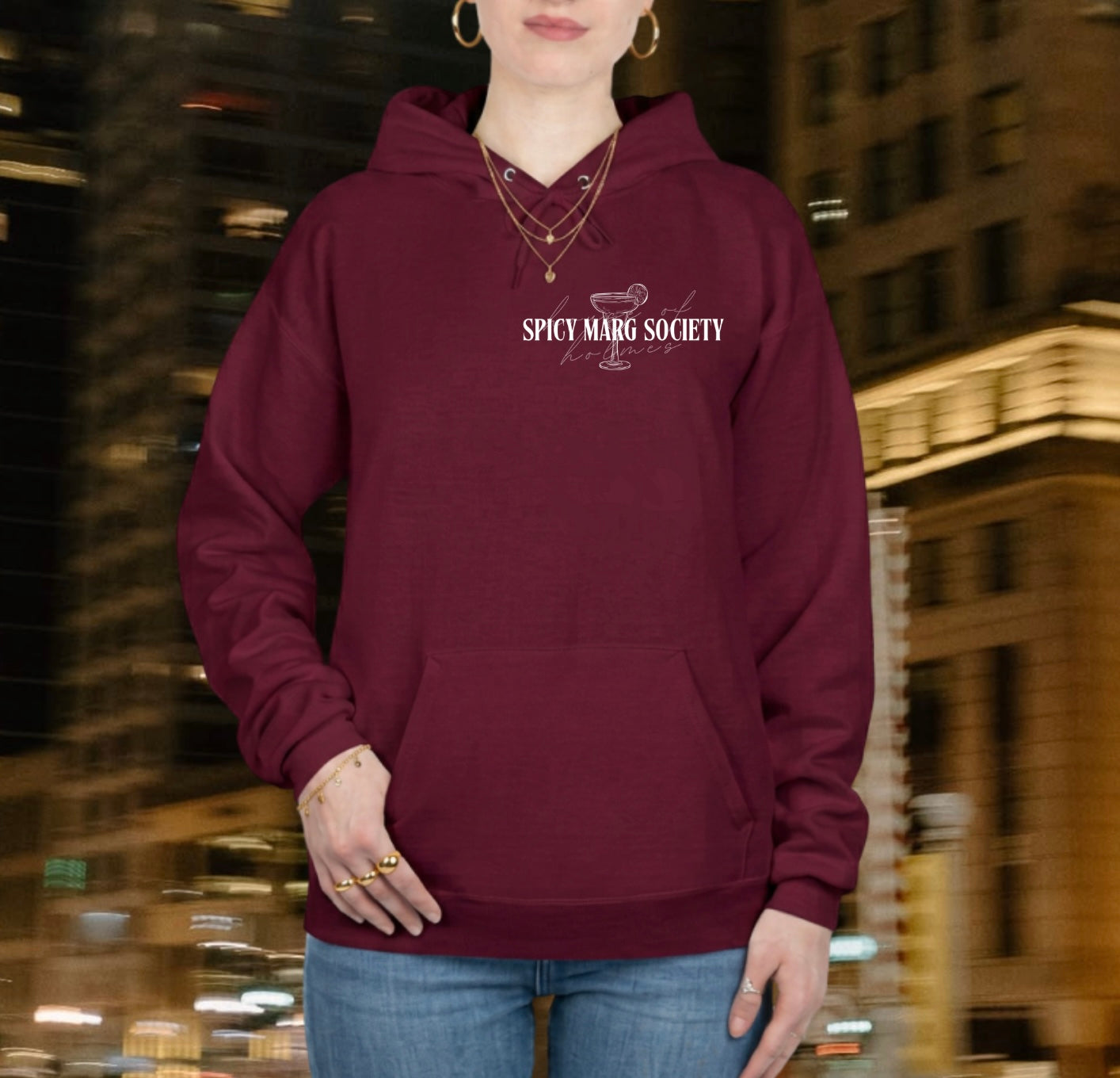 Spicy Marg Society Hoodie — Cute Margarita Lovers Pullover
